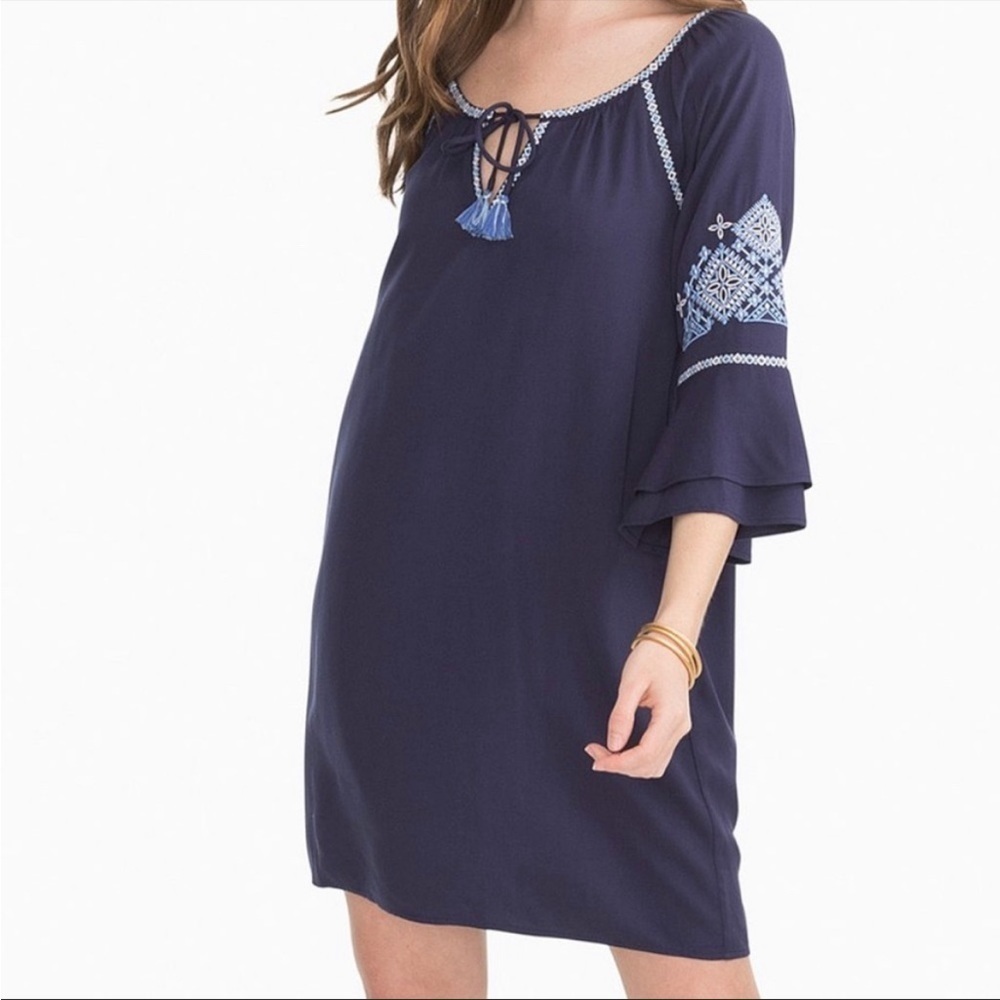 Southern Tide Embroidered Natalie Shift Dress